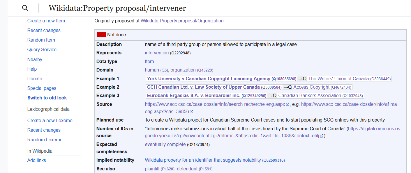 A Wikidata Query: Would you also like to have intervener added as a property?